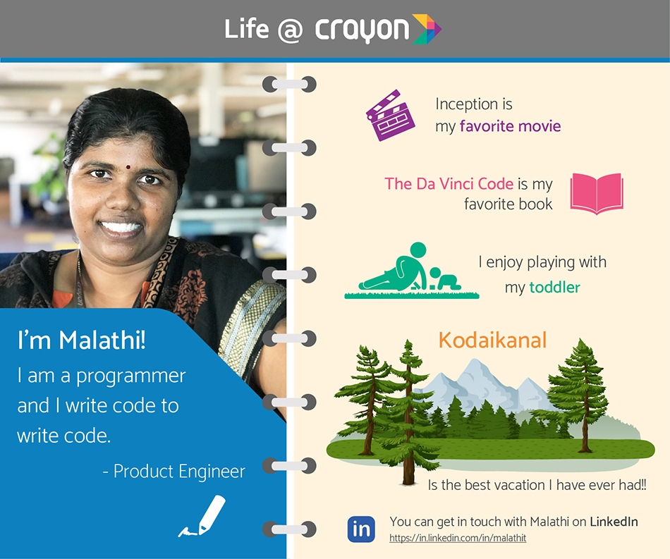 Life at Crayon Malathi Thangarajan Blog