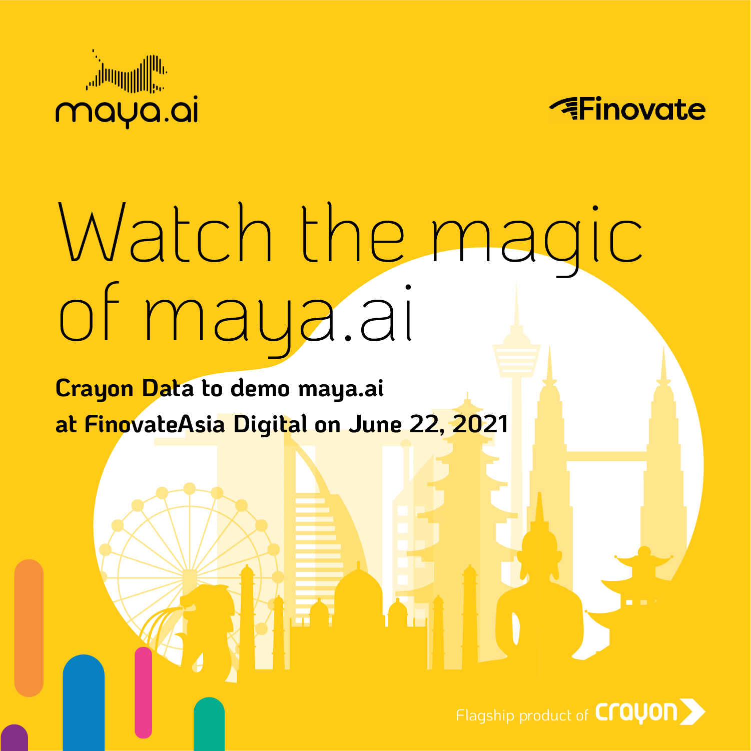 Crayon Data to demo maya.ai at FinovateAsia 2021