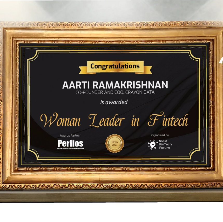 Aarti Ramakrishnan is IFTA’s ‘Woman Leader in Fintech’ 2021