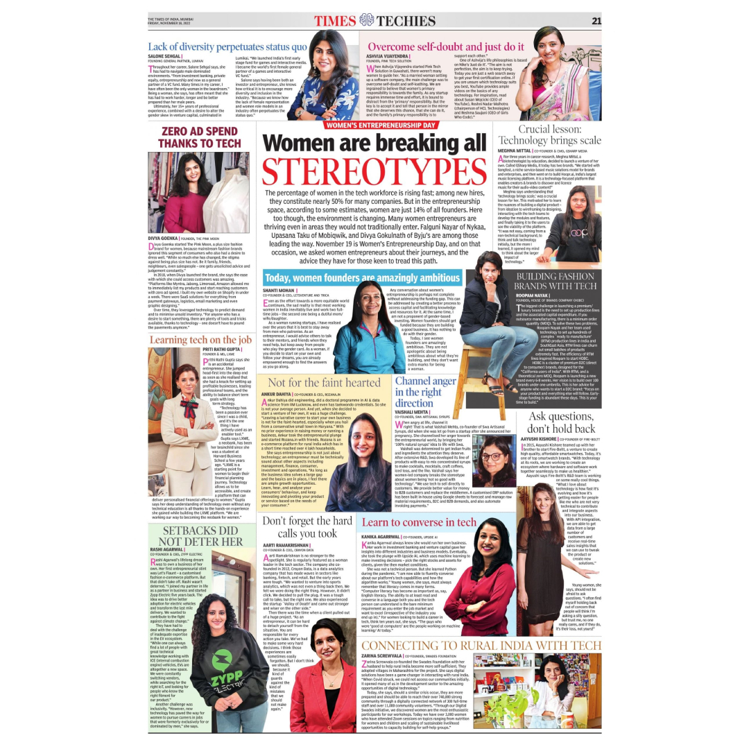 Women’s Entrepreneurship Day: Breaking all stereotypes
