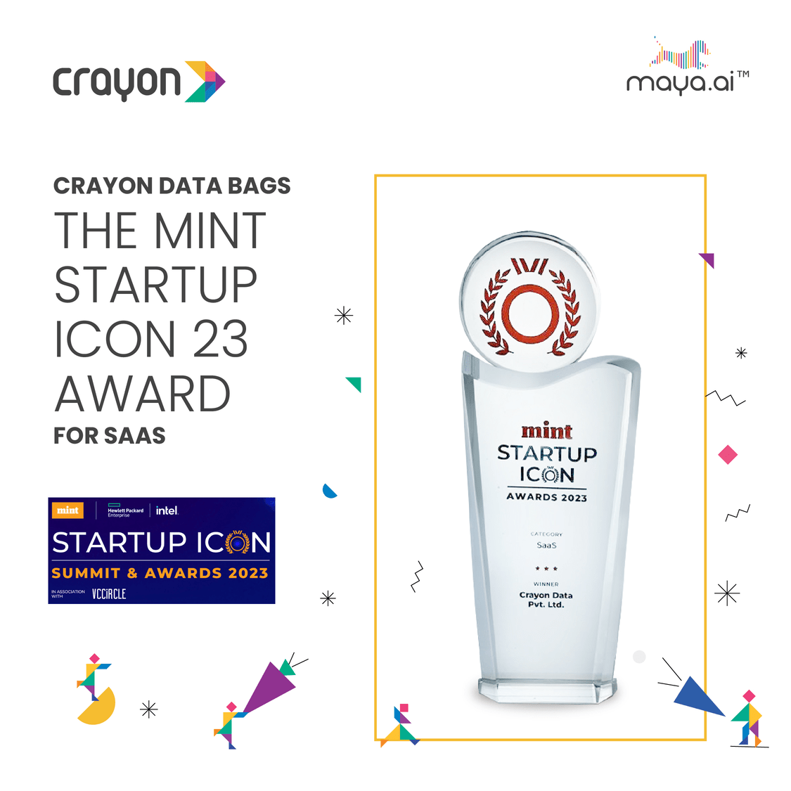 Crayon Data bags the Mint Startup ICON Awards for SaaS