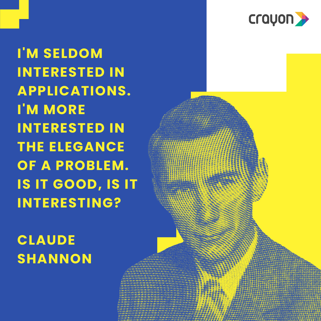 #OnTheShouldersOf Claude Shannon 